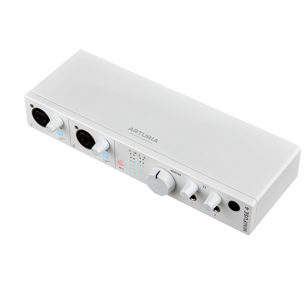 Внешняя звуковая карта с USB Arturia MiniFuse 4 White