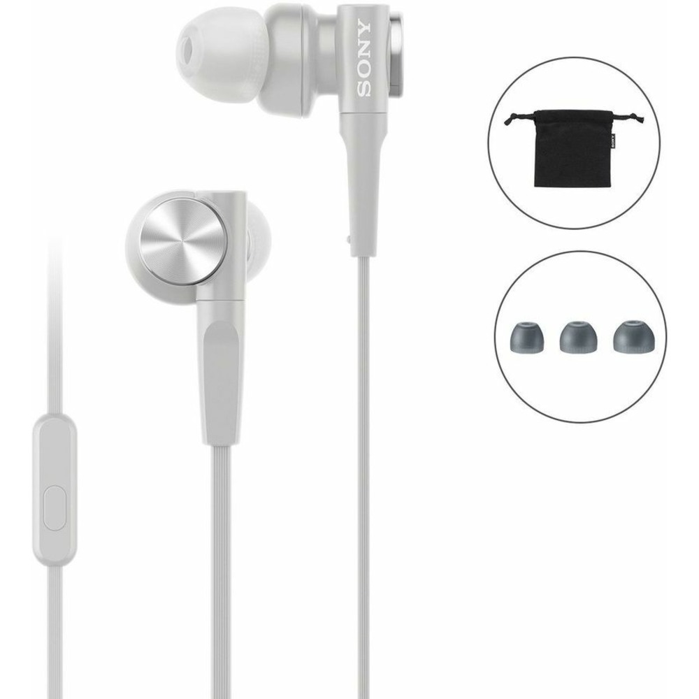 Наушники внутриканальные классические Sony MDR-XB55AP White