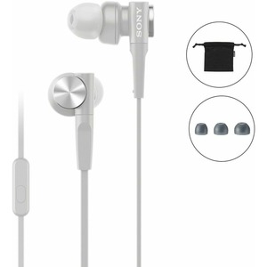 Наушники внутриканальные классические Sony MDR-XB55AP White