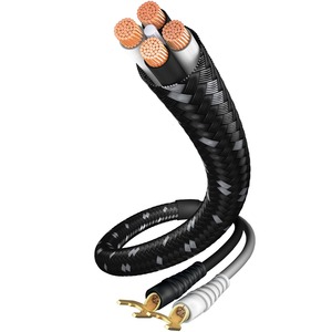 Акустический кабель Single-Wire Spade - Spade Inakustik 006027S018 Exzellenz LS-40 Spade Single-Wire 2.0m