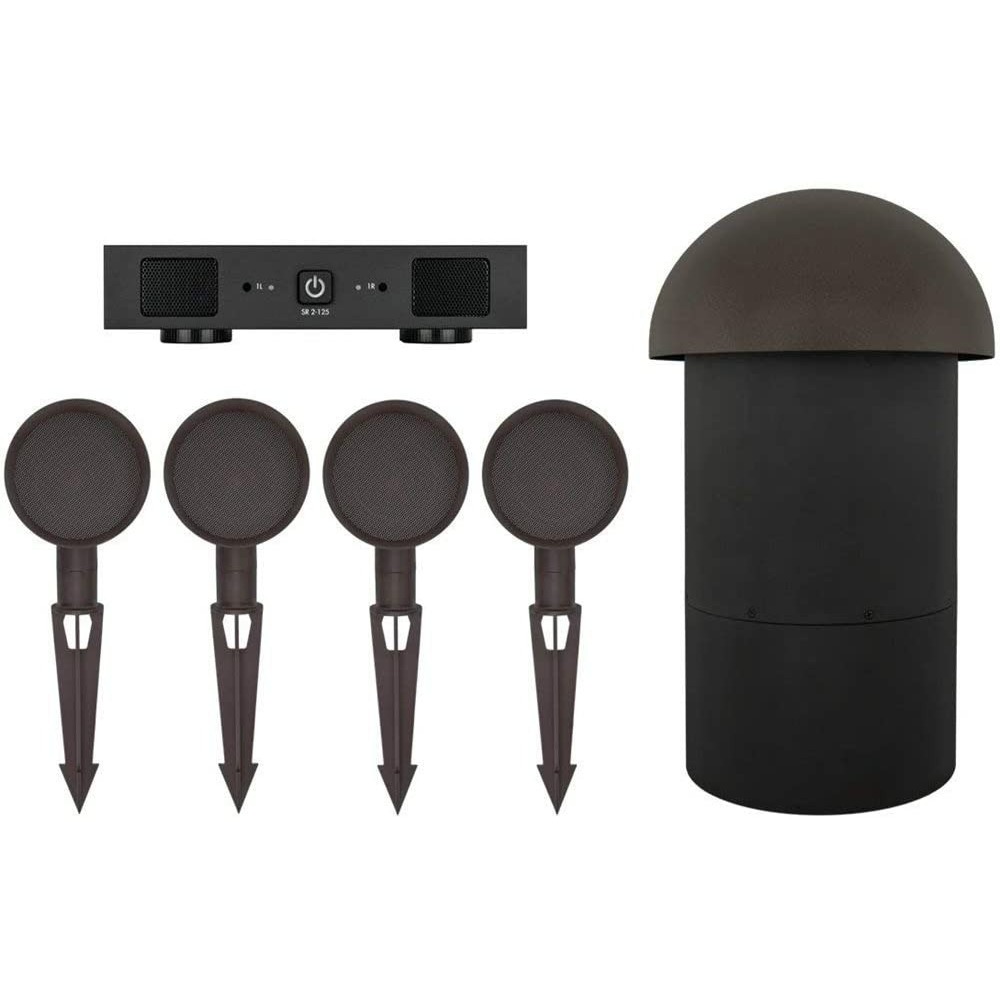 Акустика всепогодная трансляционная Sonance PATIO 4.1 SYSTEM W/SR 2-125 (4 - SATS, 1 - SUB, 1 - 2-125 AMP)