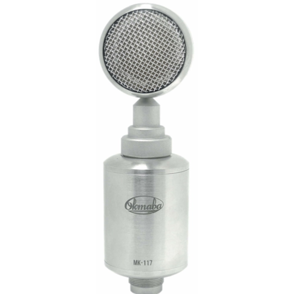 Микрофон студийный конденсаторный Октава МК-117 никель в деревянном футляре