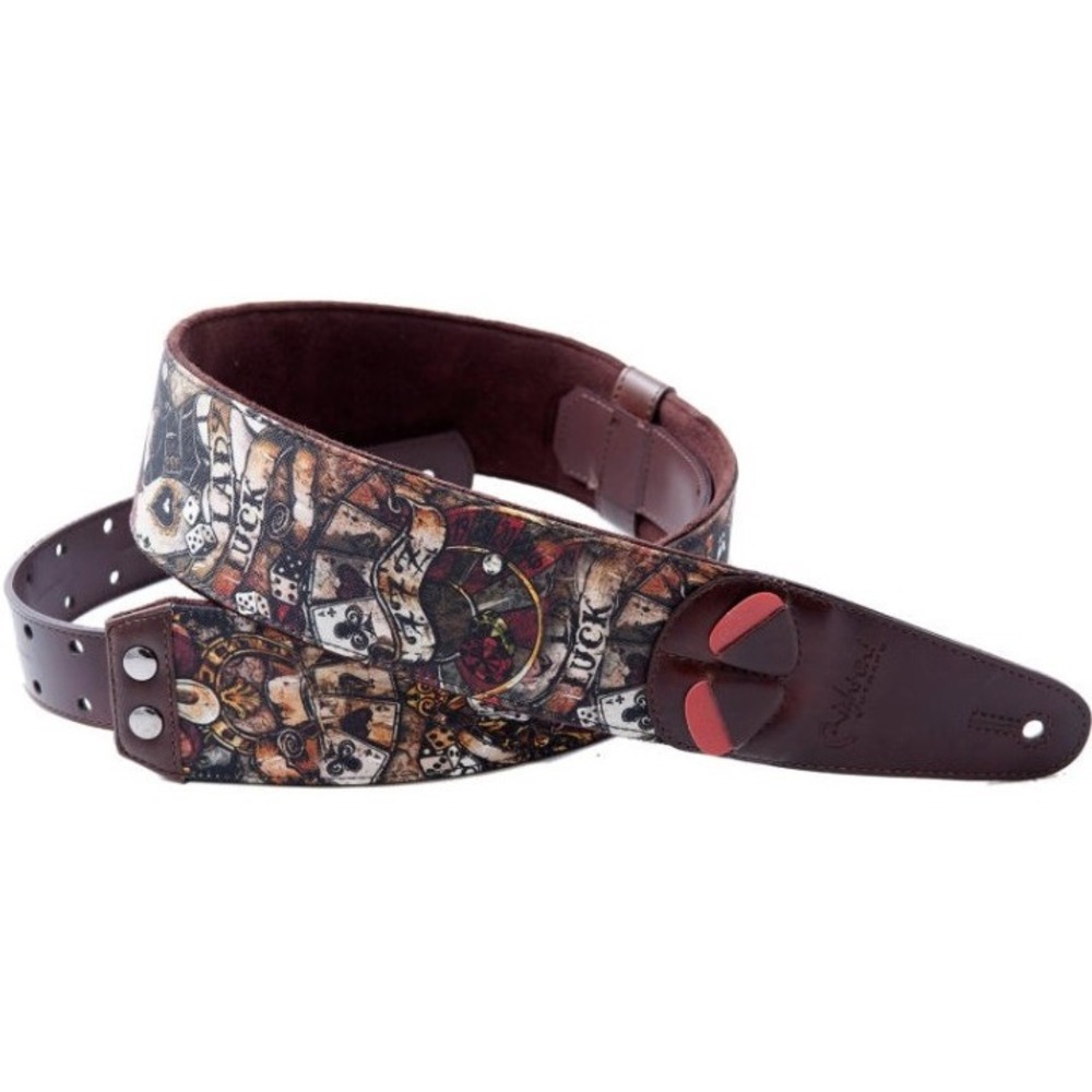 Ремень для гитары RightOn Straps 8401070280002 Steady Mojo Lady Luck Unique