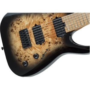 Электрогитара JACKSON PRO MM JUGG HT 7 BLK BRST P BURL
