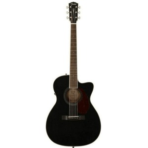 Электроакустическая гитара Fender PM-3CE TRIPLE-O MAH BLK TOP