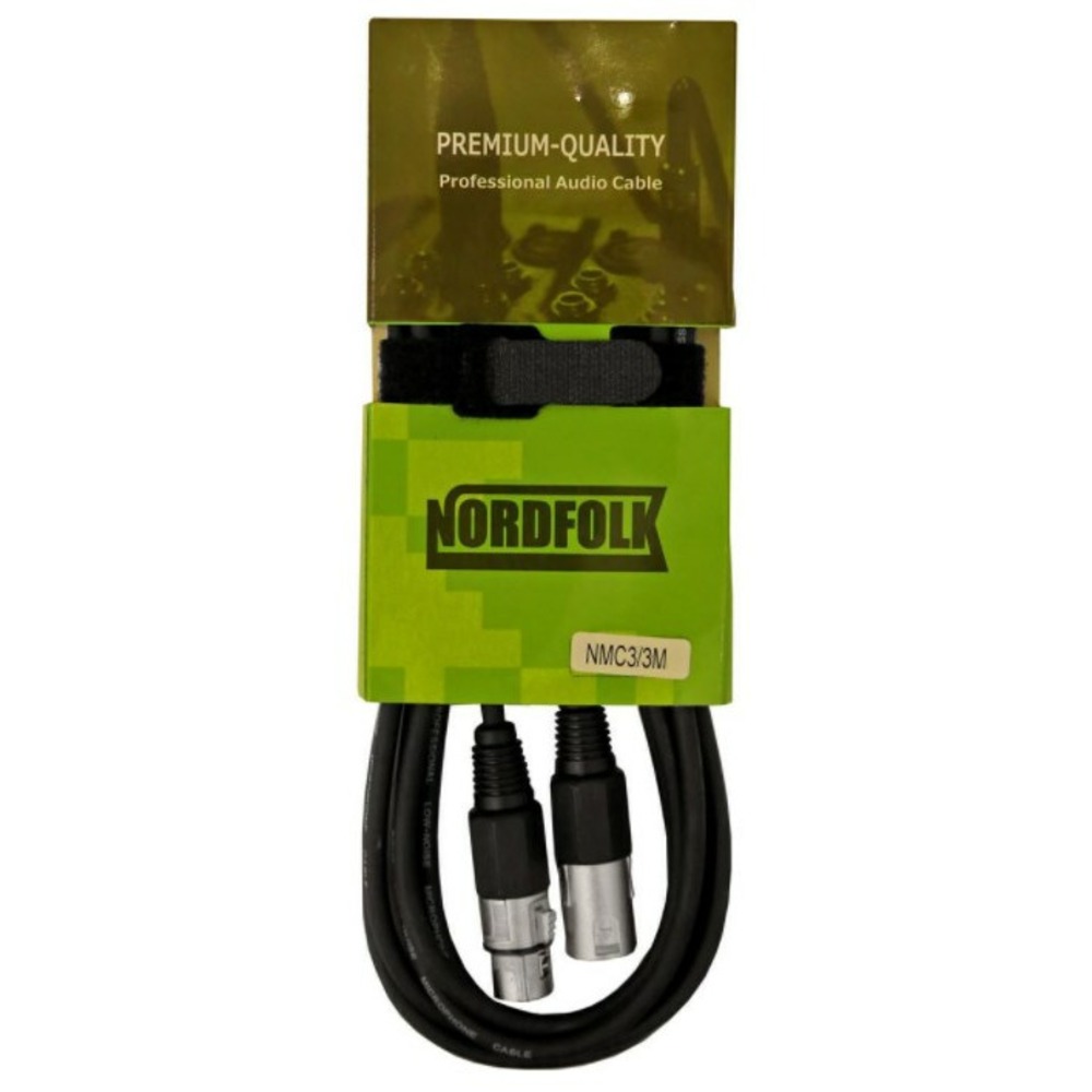 Кабель аудио 1xXLR - 1xXLR NORDFOLK NMC3/1 1.0m