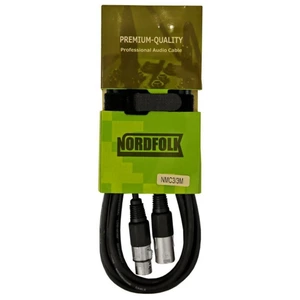 Кабель аудио 1xXLR - 1xXLR NORDFOLK NMC3/1 1.0m