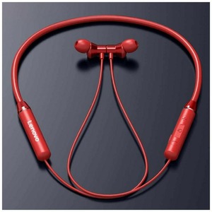 Наушники внутриканальные беспроводные Lenovo HE05 красный