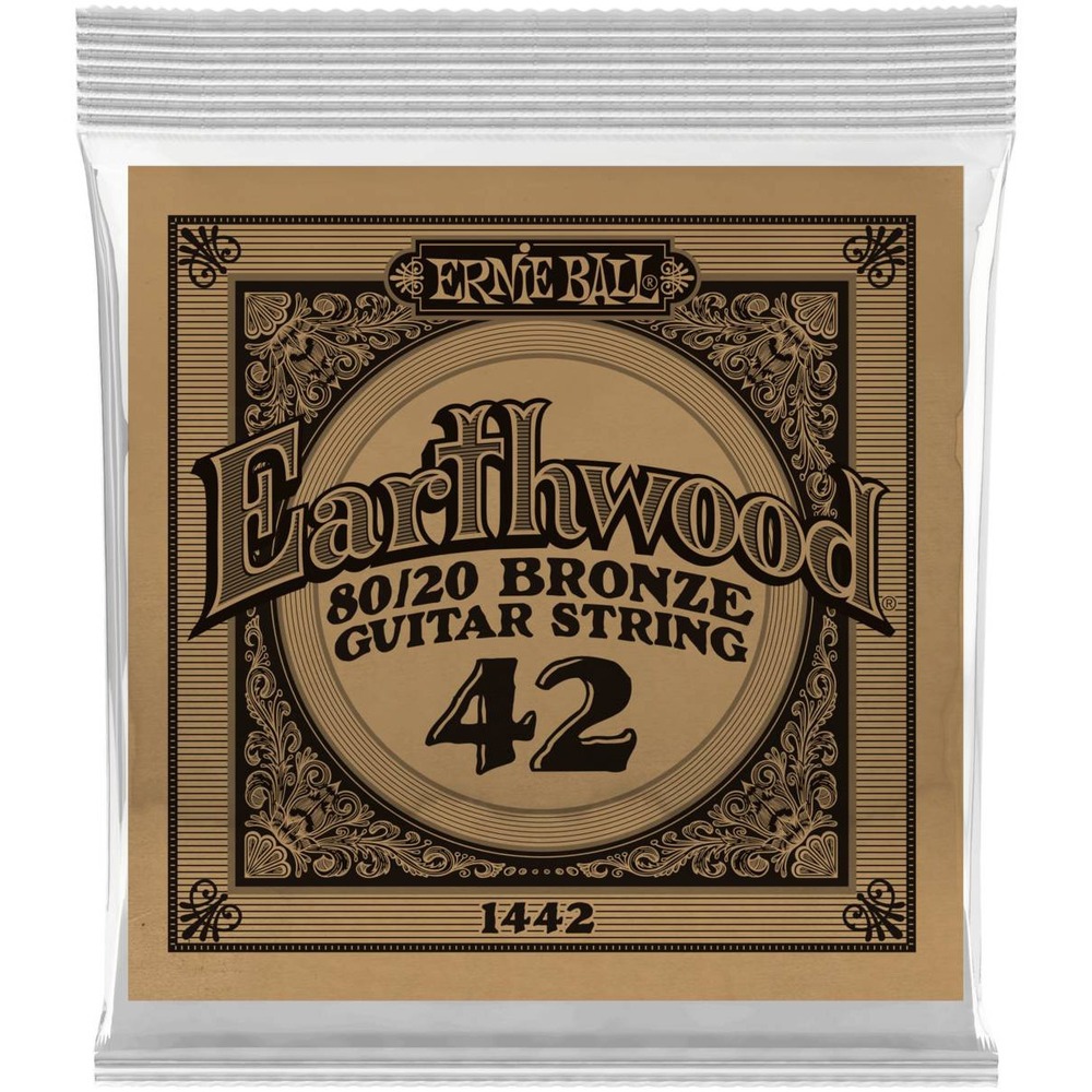 Струна для акустической гитары .042 Ernie Ball 1442