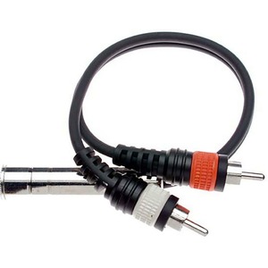 Переходник Jack - RCA Stagg YC-0,1/1PF2CH