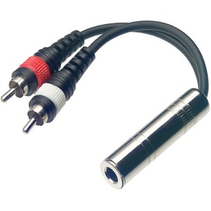 Переходник Jack - RCA Stagg YC-0,1/1PF2CH