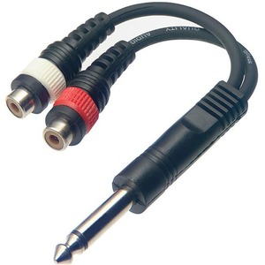 Переходник Jack - RCA Stagg YC-0,1/1PM2CFH