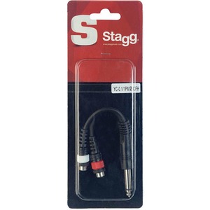 Переходник Jack - RCA Stagg YC-0,1/1PM2CFH