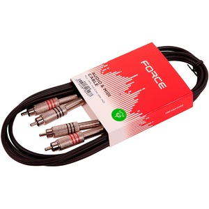 Кабель аудио 2xRCA - 2xRCA FORCE FLC-20/2 2.0m