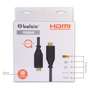 Кабель HDMI - HDMI Belsis BW1430 10.0m