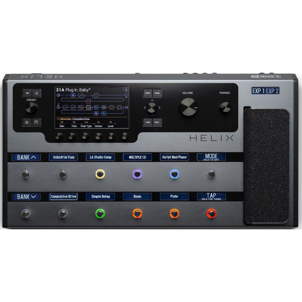 Гитарный процессор Line 6 Helix Floor FX Limited Edition Gray