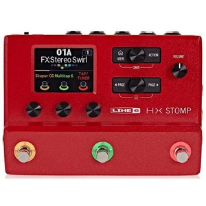 Гитарный процессор Line 6 HX Stomp Limited Edition Red