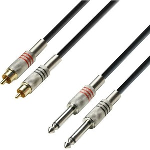 Кабель аудио 2xJack - 2xRCA Adam Hall K3TPC0300 3.0m