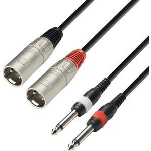 Кабель аудио 2xJack - 2xXLR Adam Hall K3TMP0300 3.0m