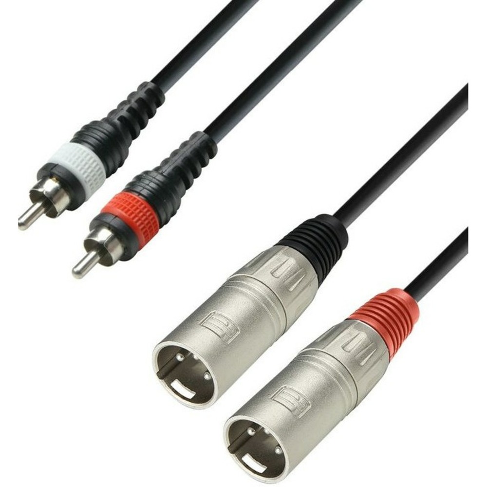 Кабель аудио 2xRCA - 2xXLR Adam Hall K3TMC0300 3.0m