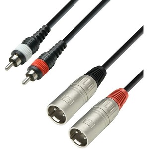 Кабель аудио 2xRCA - 2xXLR Adam Hall K3TMC0300 3.0m