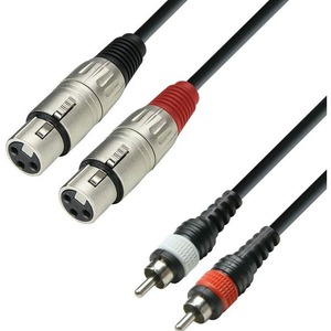 Кабель аудио 2xRCA - 2xXLR Adam Hall K3TFC0300 3.0m