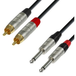 Кабель аудио 2xJack - 2xRCA Adam Hall K4TPC0300 3.0m