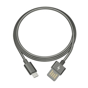 Кабель USB 2.0 Тип A - B micro Ritmix RCC-416 Metal Grey