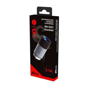 Автомобильное зарядное устройство Ritmix RM-5231 Gunshell