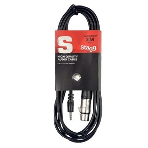 Кабель аудио 1xMini Jack - 1xXLR Stagg SAC3MPSXF 3.0 m