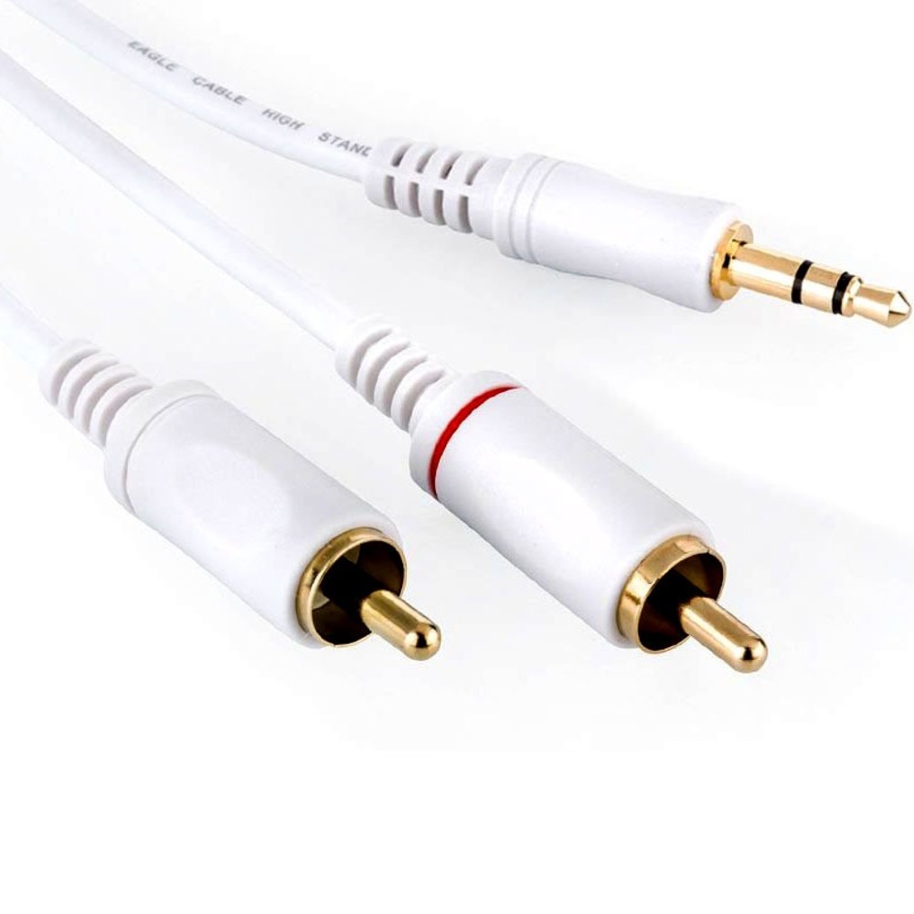 Кабель аудио 1xMini Jack - 2xRCA Eagle Cable 20071208 HIGH STANDARD Mini - 2RCA 0.8m
