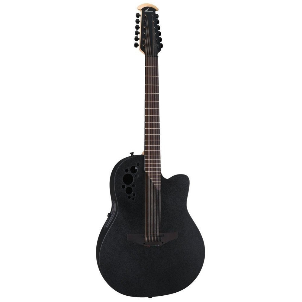 Электроакустическая гитара Ovation 2058TX-5 Elite T Deep Contour Cutaway Black Textured