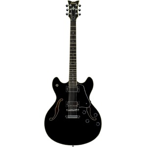 Гитара полуакустическая SCHECTER Vintage Corsair T.O.M. BLK
