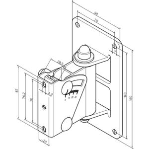 Кронштейн для акустической системы K&M 24471-000-55