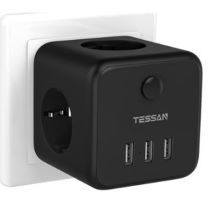 Сетевой фильтр Tessan TS-301-DE Black
