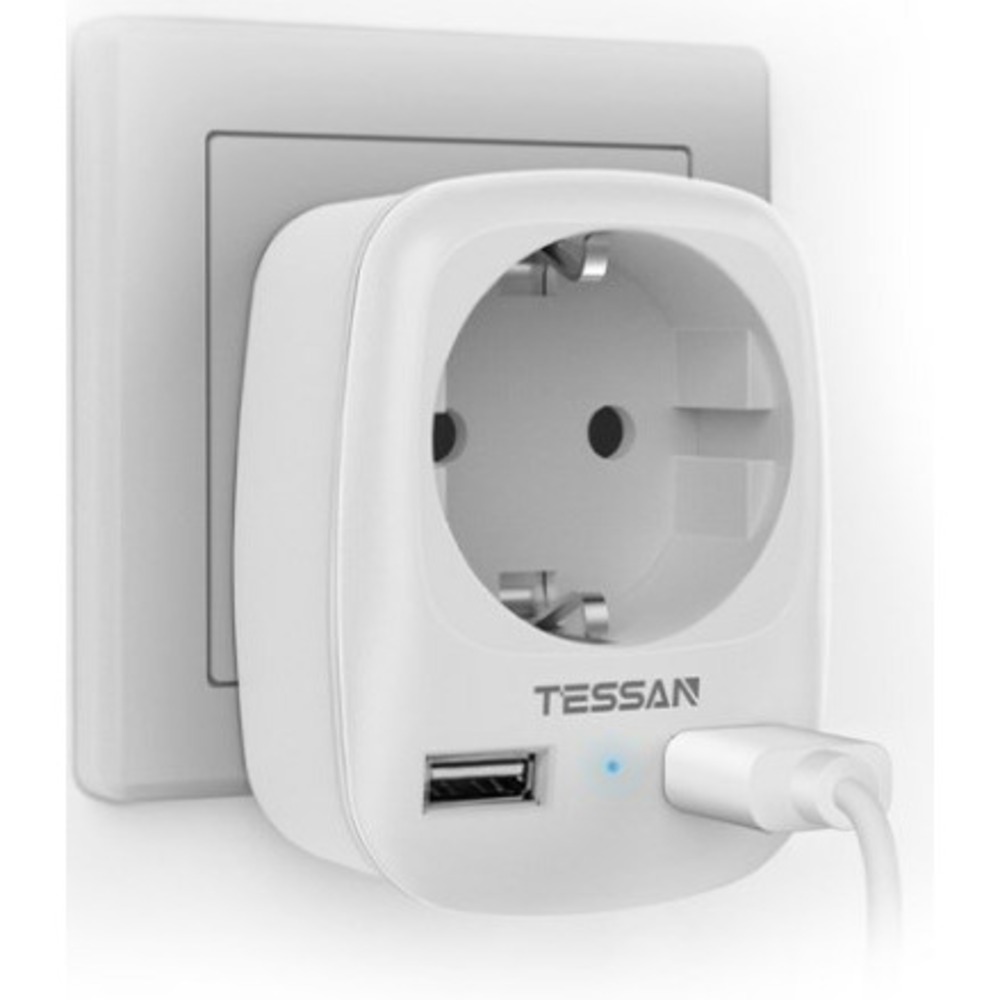 Сетевой фильтр Tessan TS-611-DE White
