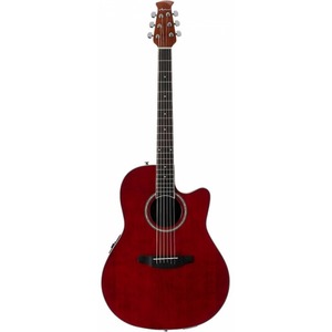 Электроакустическая гитара Ovation APPLAUSE AB24II-2S Balladeer Cutaway Ruby Red Satin