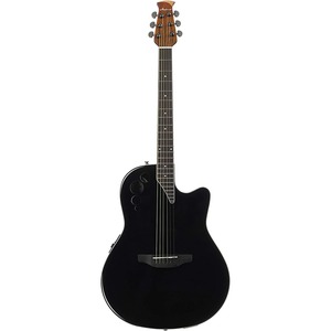 Электроакустическая гитара Ovation APPLAUSE AE44II-5S Elite Mid Cutaway Black Satin