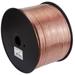 Кабель акустический на катушке DYNAVOX CCA 2x2.5mm2 bulk clear 207228 100.0 m