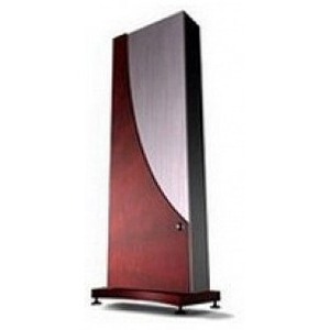 Тумба для ТВ Soundations LUNA black/brown mahogany/silver