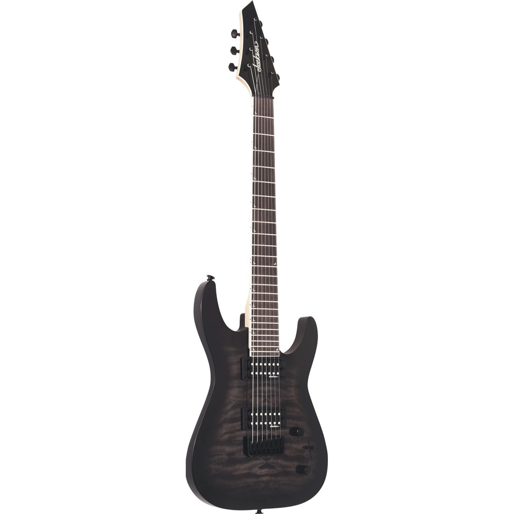 Электрогитара JACKSON JS Series Dinky Arch Top JS22Q-7 DKA HT Amaranth Fingerboard Transparent Black Burst