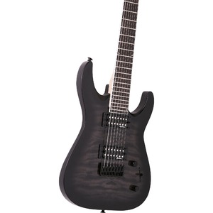 Электрогитара JACKSON JS Series Dinky Arch Top JS22Q-7 DKA HT Amaranth Fingerboard Transparent Black Burst