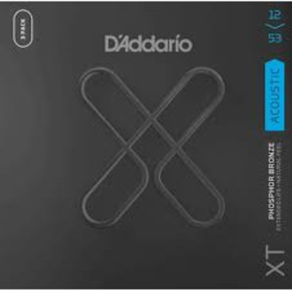 Струны для акустической гитары DAddario XTAPB1253-3P