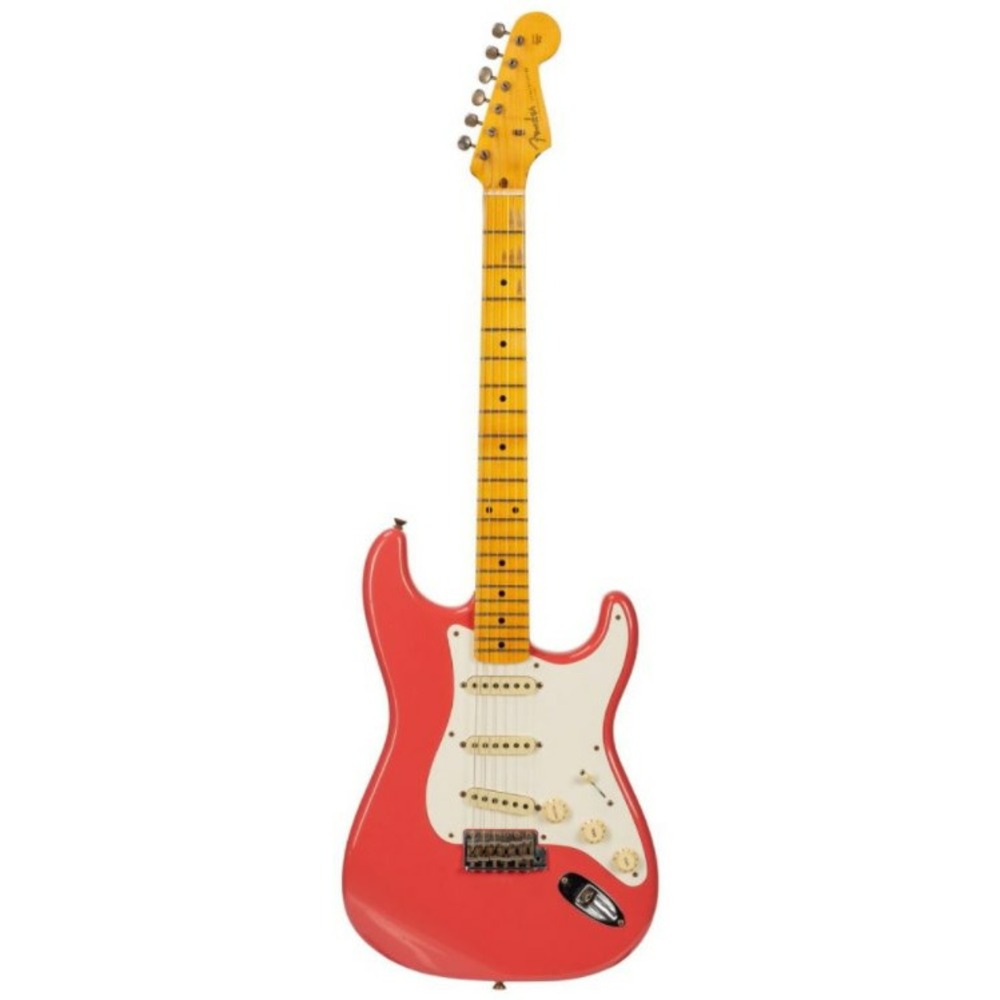 Электрогитара Fender 1958 Stratocaster Journeyman Relic Faded Aged Fiesta Red