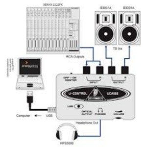 Внешняя звуковая карта с USB Behringer UCA 222 U-CONTROL