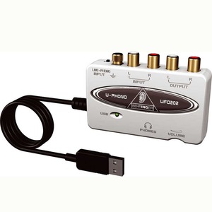 Внешняя звуковая карта с USB Behringer U-PHONO UFO202
