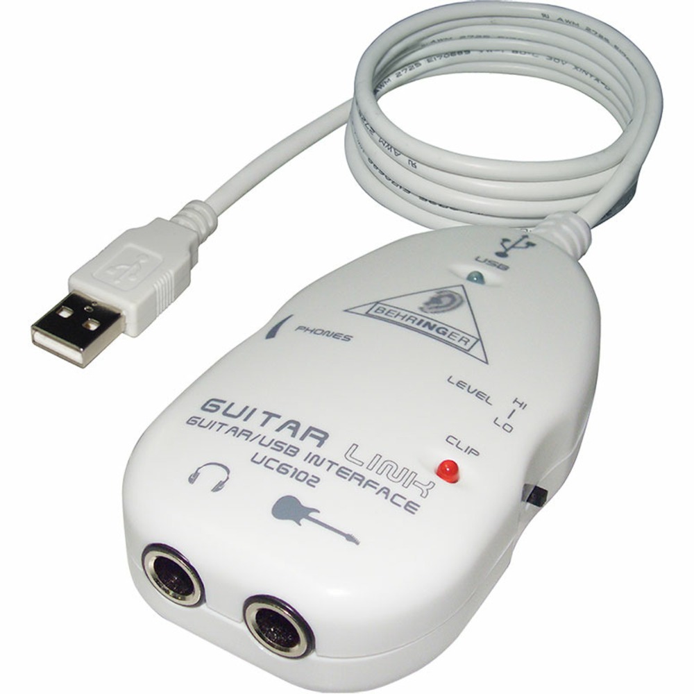 Внешняя звуковая карта с USB BEHRINGER UCG 102 GUITAR LINK