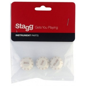 Гитарная фурнитура Stagg SP-KNST-WH