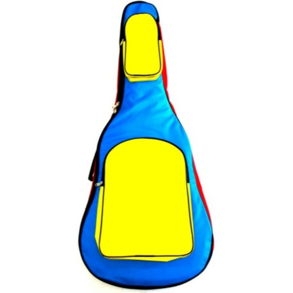 Чехол для акустической гитары MEZZO MZ-ChG-12-3red/blue/ora