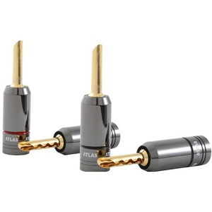 Разъем "Банана" Atlas Cables PLUG Z Screw tin-cobalt red банан